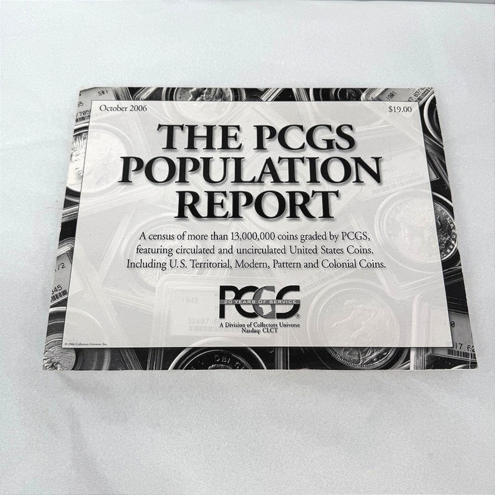 PCGS Population Report October 2006 Coin Grading Guide Reference Book GOOD